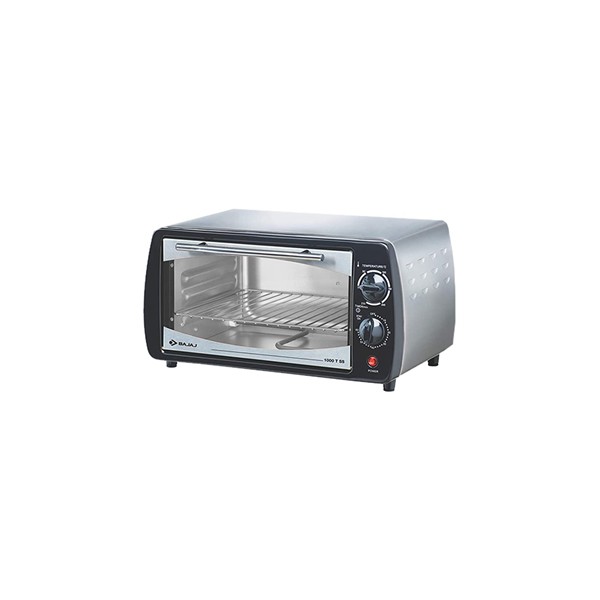 Bajaj 1000 TSS 10L Oven Toaster Griller (OTG) with Stainless Steel Body, Black