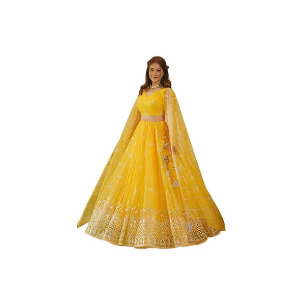 Net Lehnega Choli For Womens