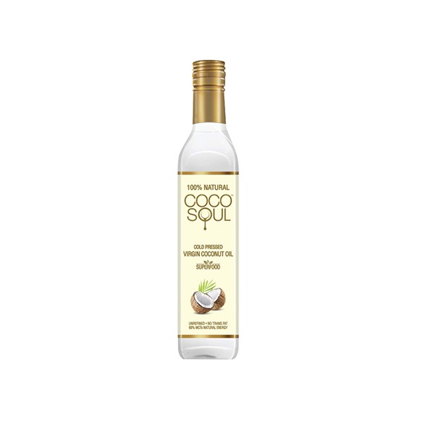 Coco Soul Cold Pressed Natural Virgin Coconut Oil, From the makers of Parachute, 250 ml