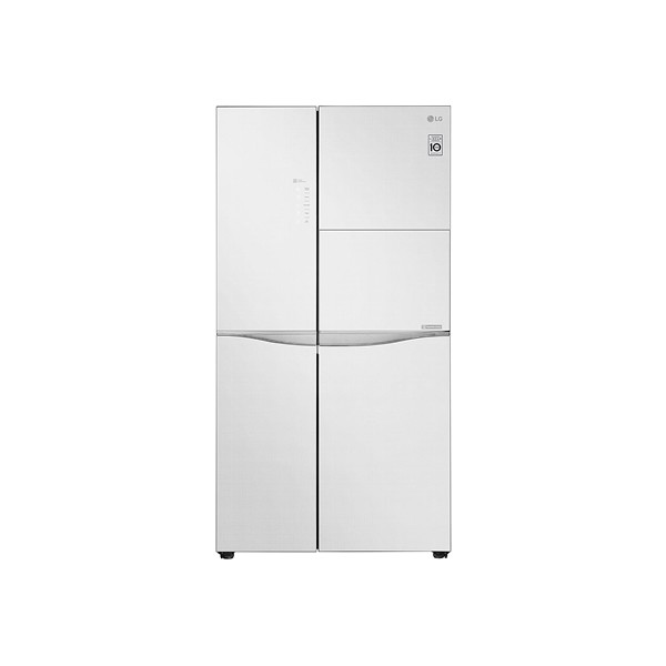 LG 675 L Wi-Fi Inverter Frost-Free Side-by-Side Refrigerator (GC-C247UGLW, White)