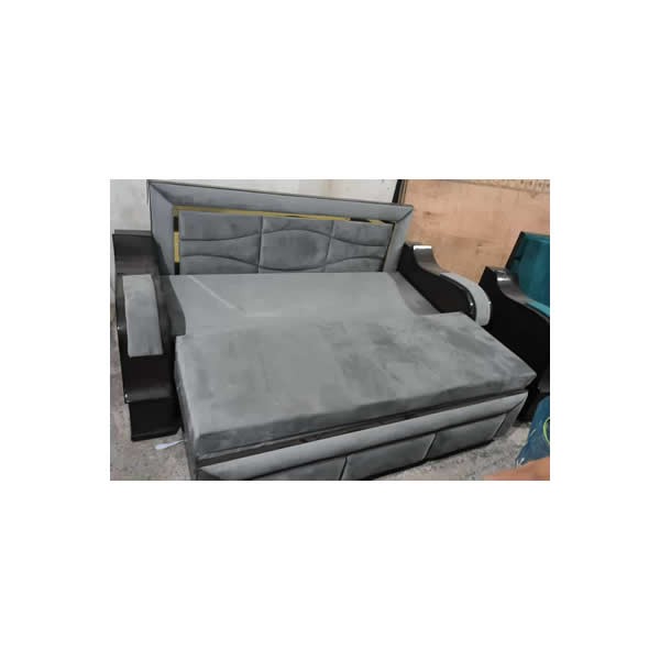 Fabric 3 Seater Foam Sofa Bed