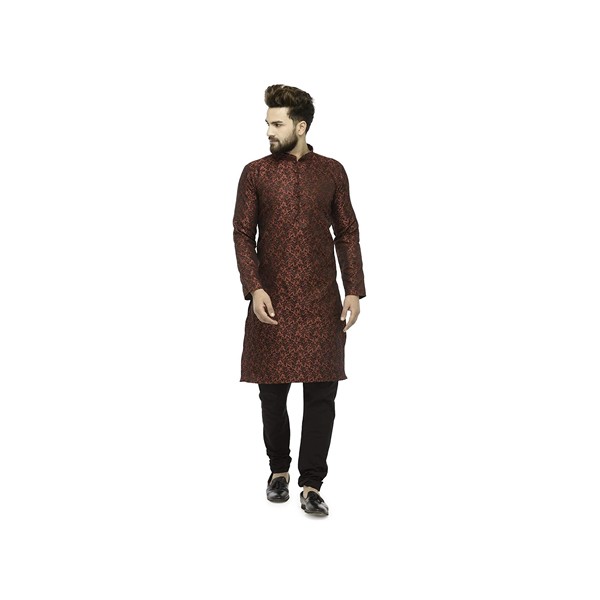 Jompers Men's Silk Kurta and Pyjama
