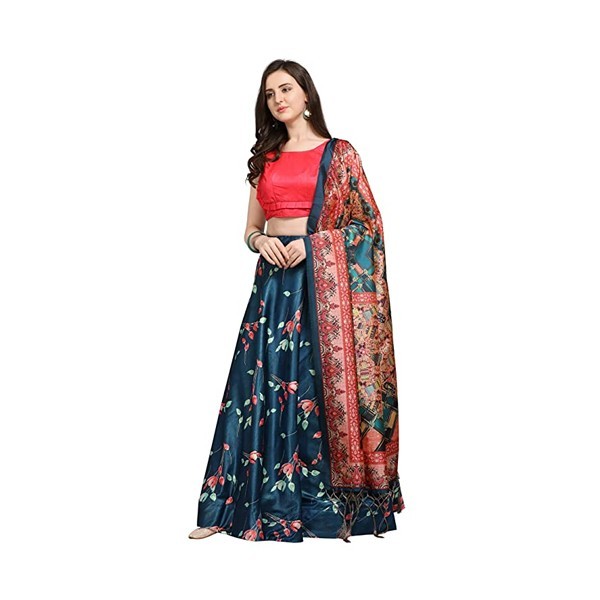 Satrani Women's silk Lehenga Choli