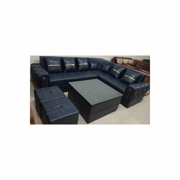 Latest l shaped funiture upholstery fabric sofa designs