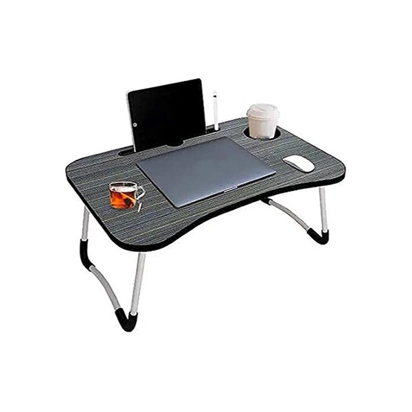 OFIXO Multi-Purpose Laptop Table/Study Table/Bed Table/Foldable and Portable Wooden/Writing Desk (Wooden)