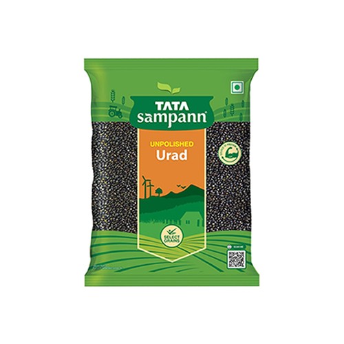 Tata Sampann Unpolished Urad Kali Dal, 500g